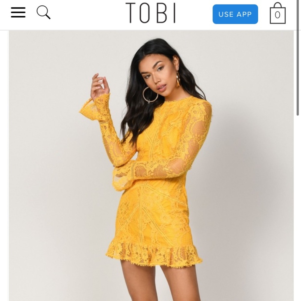 Long Sleeve Lace Mini Dress